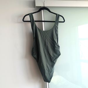 Aerie One Piece High Cut Swimsuit